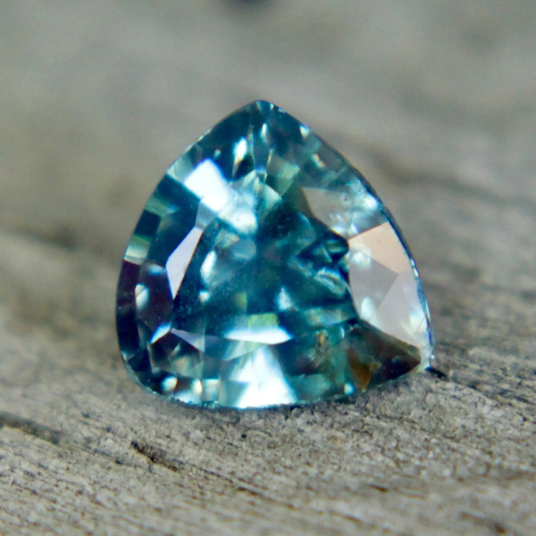 Natural Teal Sapphire – 1.03 Carat Trillion Cut | Unheated Madagascar Gemstone - Sapphirepal
