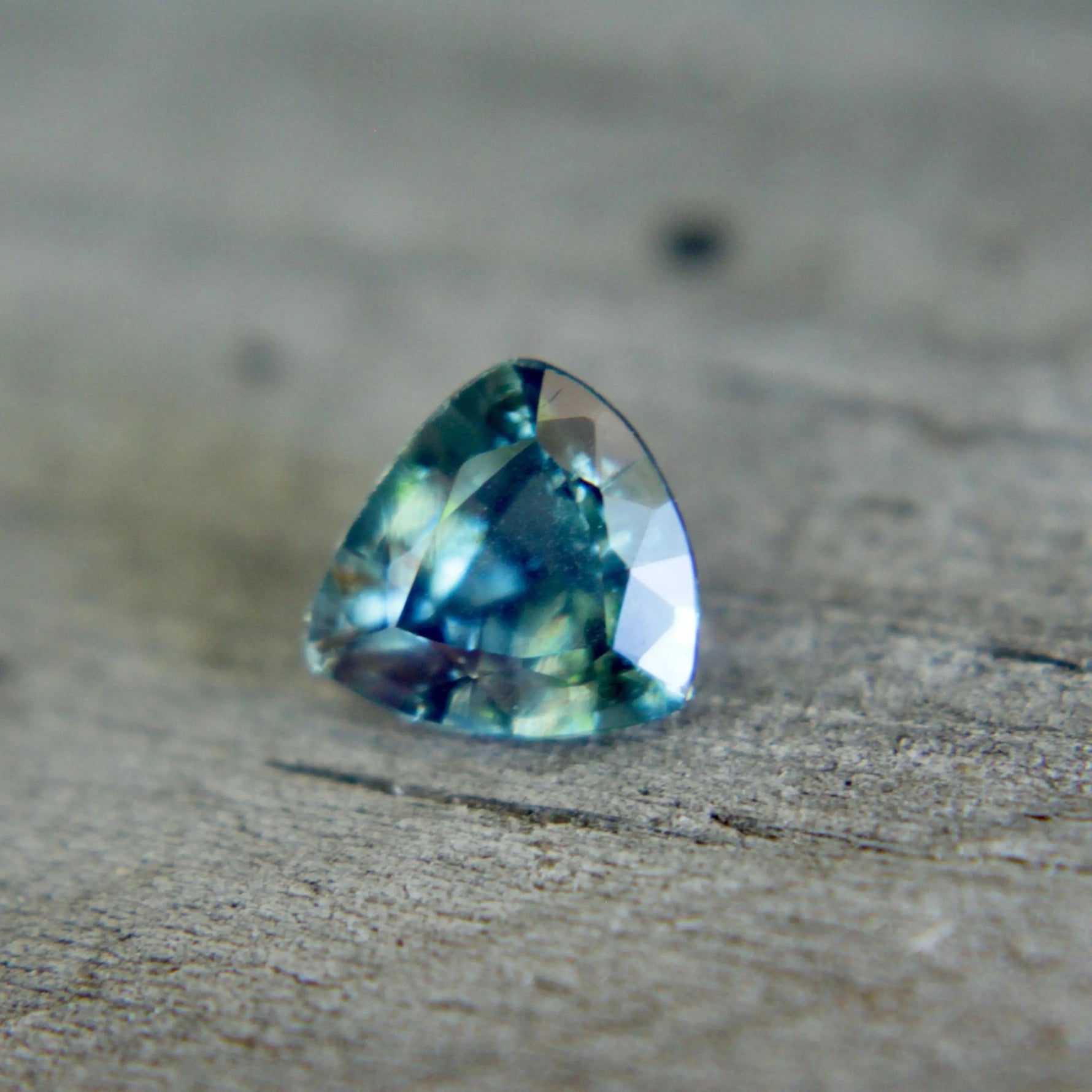 Natural Teal Sapphire – 1.03 Carat Trillion Cut | Unheated Madagascar Gemstone - Sapphirepal