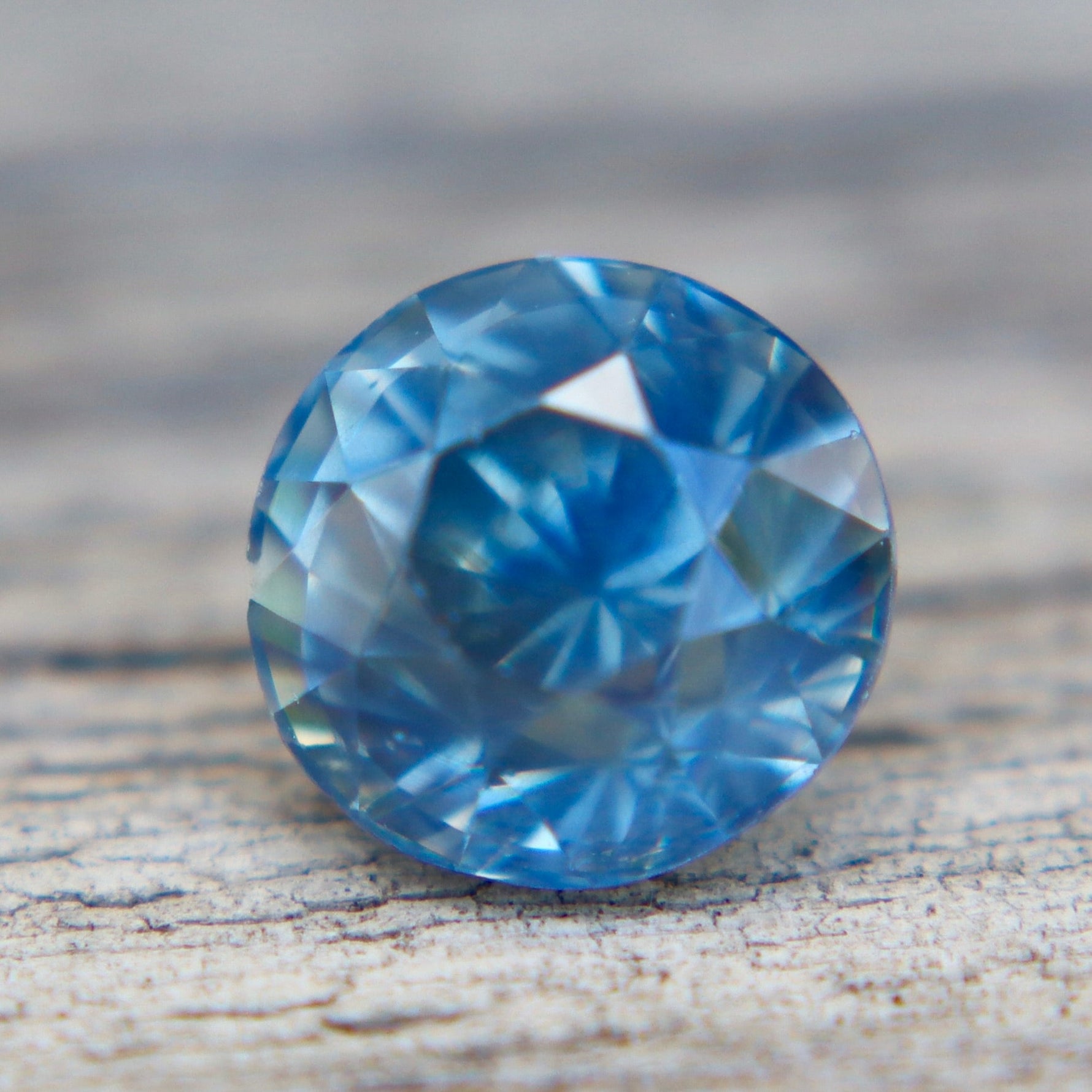 Natural Teal Sapphire 1.71 Carat Round Cut Loose Gemstone from Madagascar - Sapphirepal