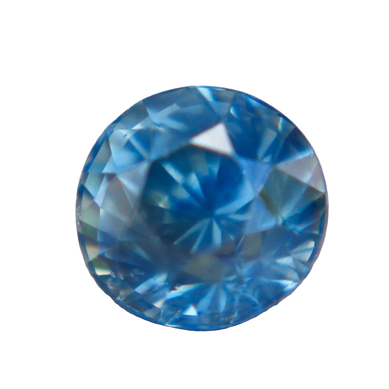 Natural Teal Sapphire 1.71 Carat Round Cut Loose Gemstone from Madagascar - Sapphirepal
