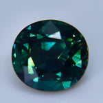 Natural Teal Sapphire 2.20ct Oval Cut Unheated Certified Loose Gemstone - Sapphirepal