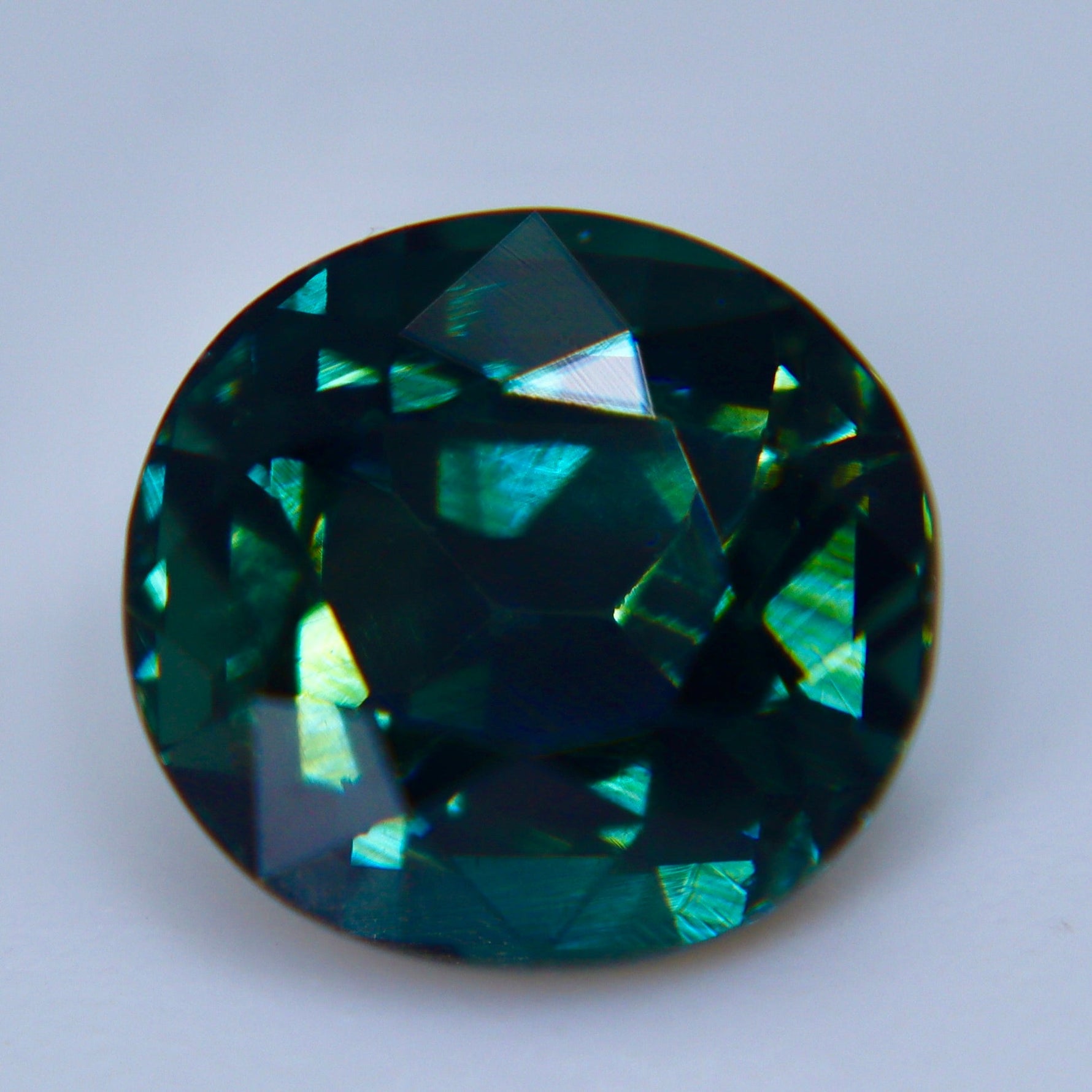 Natural Teal Sapphire 2.20ct Oval Cut Unheated Certified Loose Gemstone - Sapphirepal