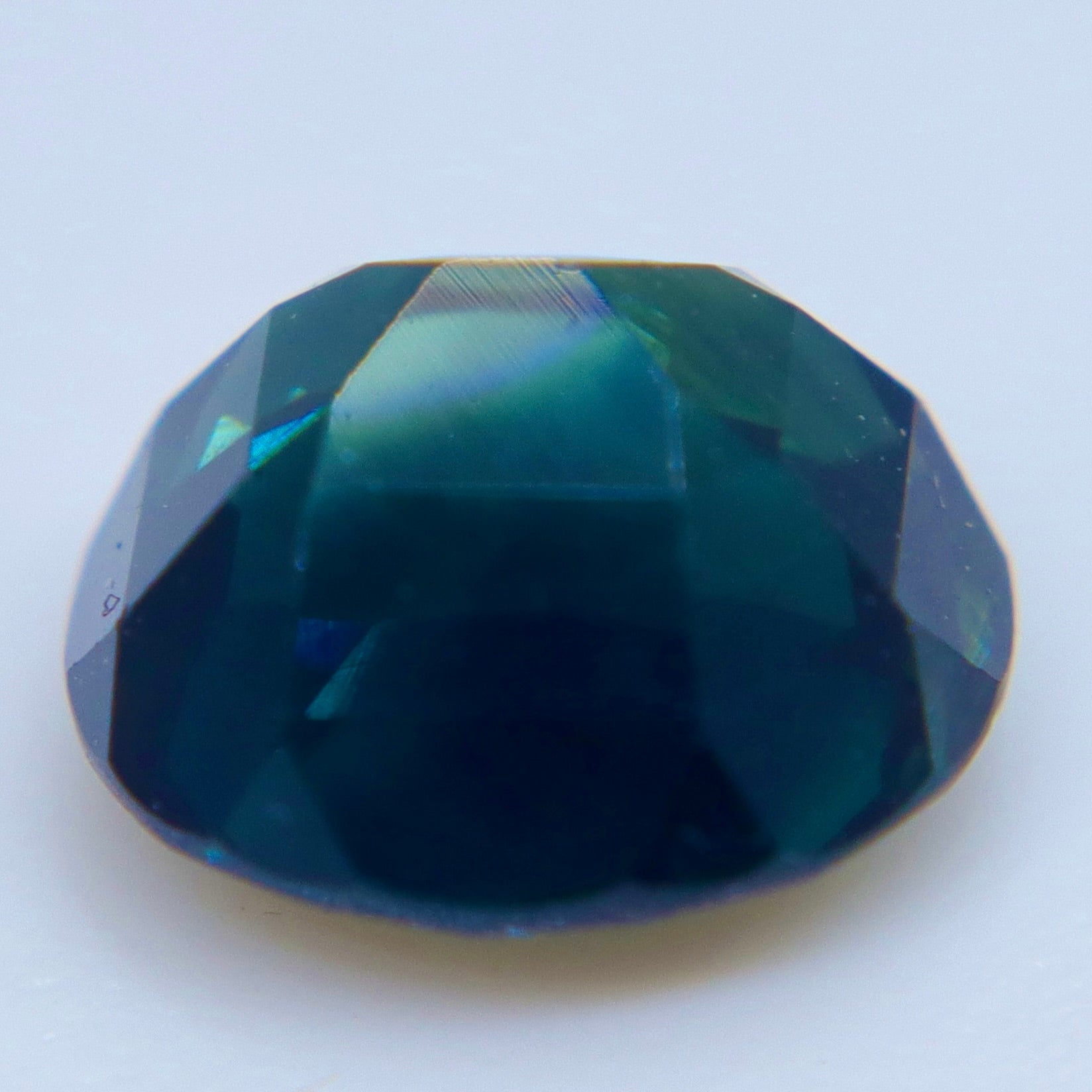 Natural Teal Sapphire 2.20ct Oval Cut Unheated Certified Loose Gemstone - Sapphirepal