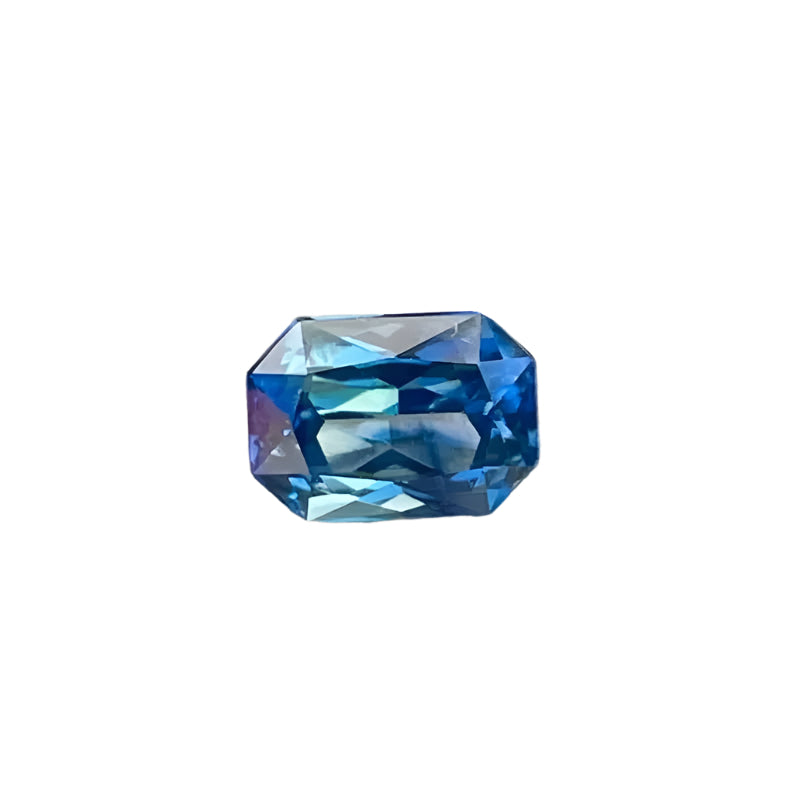 Natural Teal Sapphire 1.13 Carat – Emerald Cut | VVS Clarity | Ceylon Origin | Sapphire Pal