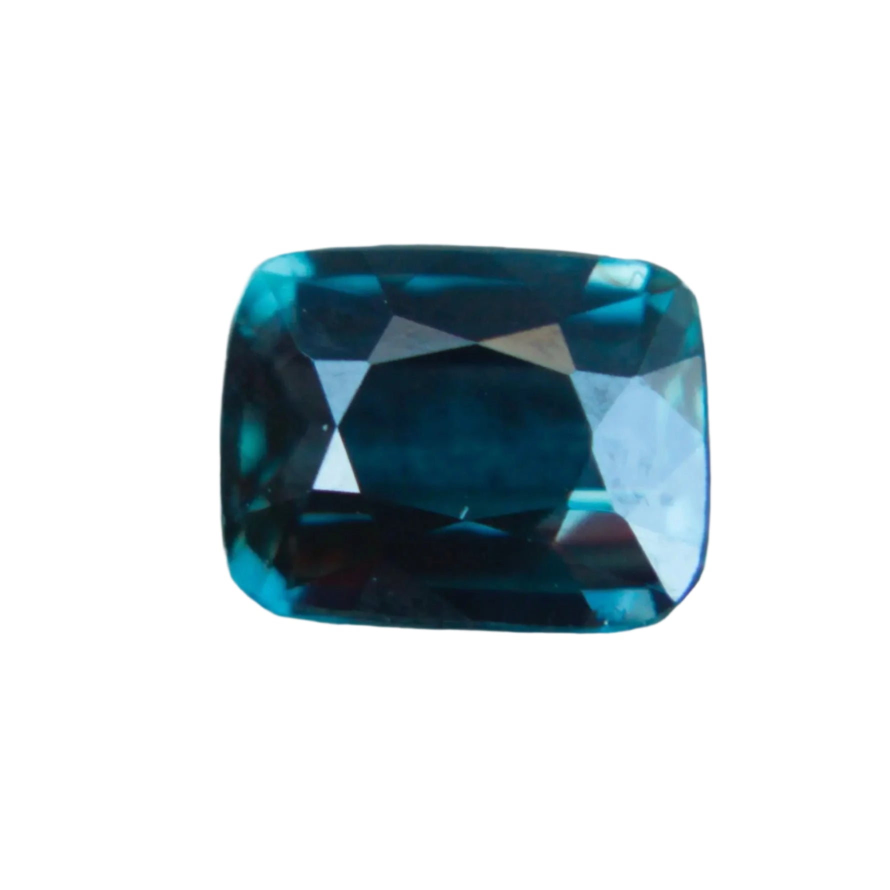 1.03ct Natural Teal Sapphire — Cushion Cut, VS Clarity, Unheated, Earth-Sourced Loose Gemstone