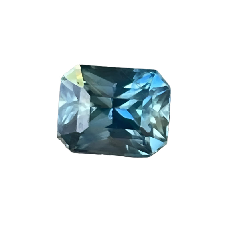 0.86ct Teal Sapphire – Emerald Cut | Unheated Gemstone - Sapphire Pal
 
