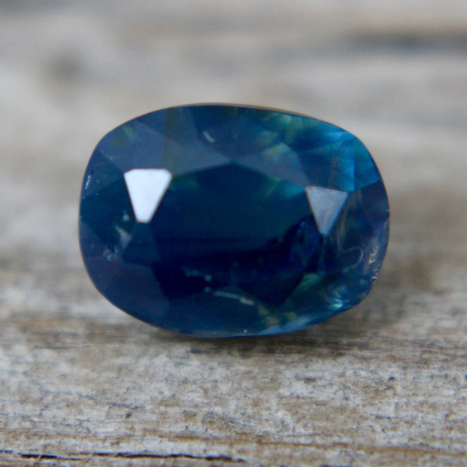 Natural Teal Sapphire – 1.20 Carat Cushion Cut | Unheated | Loose Sapphire Gemstone | Sapphire Pal

