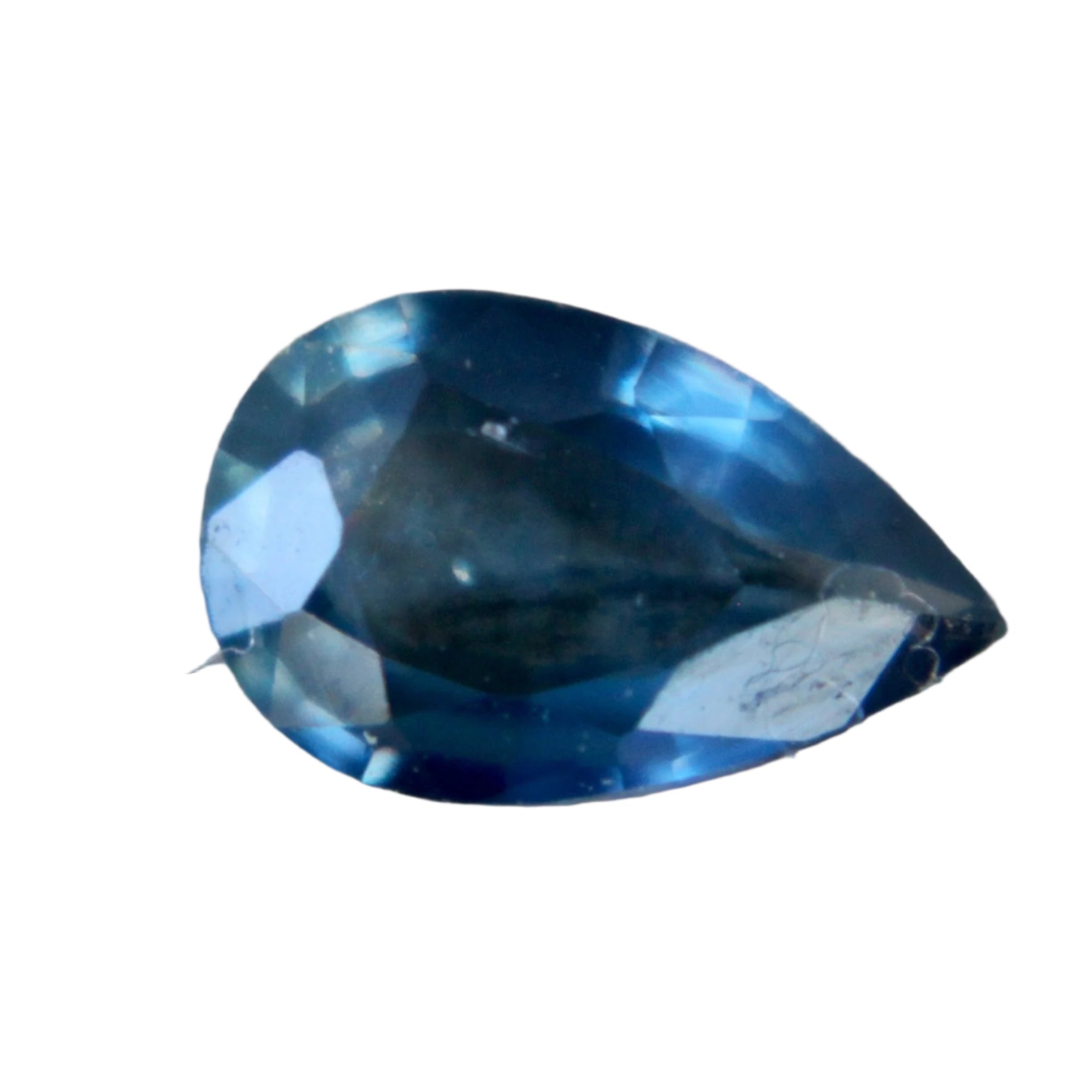 Natural Teal Sapphire 0.48ct – Pear Cut from Madagascar | Loose Ethical Gemstone - Sapphire pal