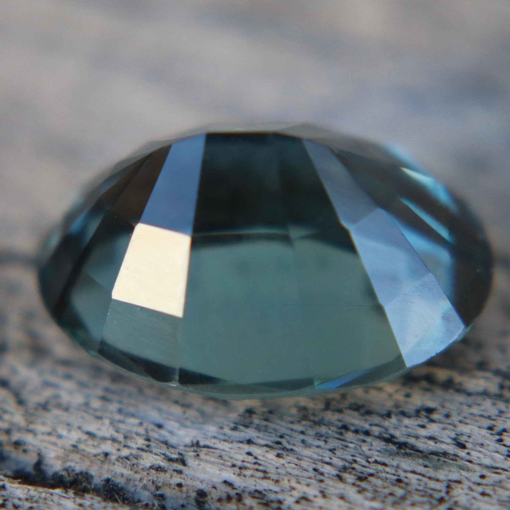 Natural Teal Spinel 5.01 Carat Oval Cut Ceylon