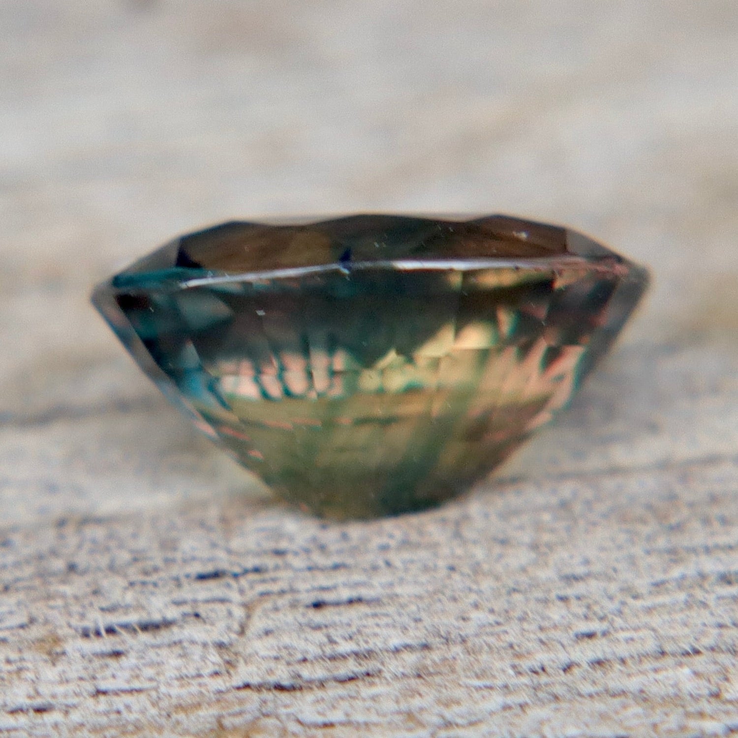 Natural Tri - Coloured Sapphire – 1.18 Carat Oval | Unheated Madagascar Gem - Sapphirepal