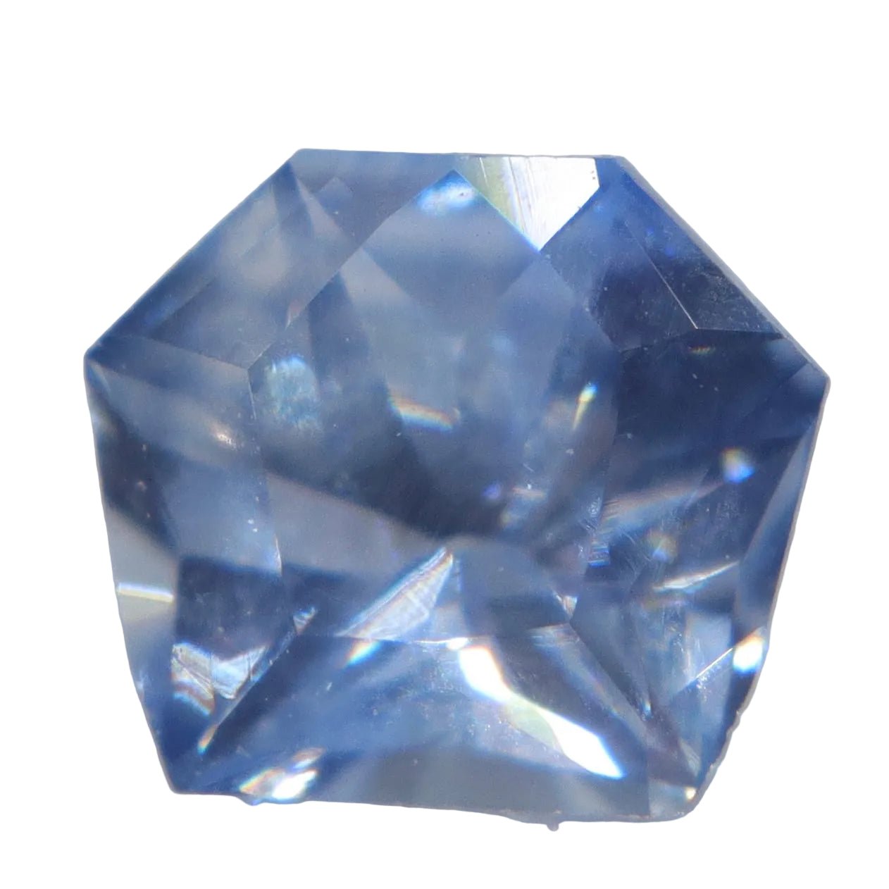 Natural Unheated Pale Blue Ceylon Sapphire – 0.75ct Freeform Cut - Sapphirepal