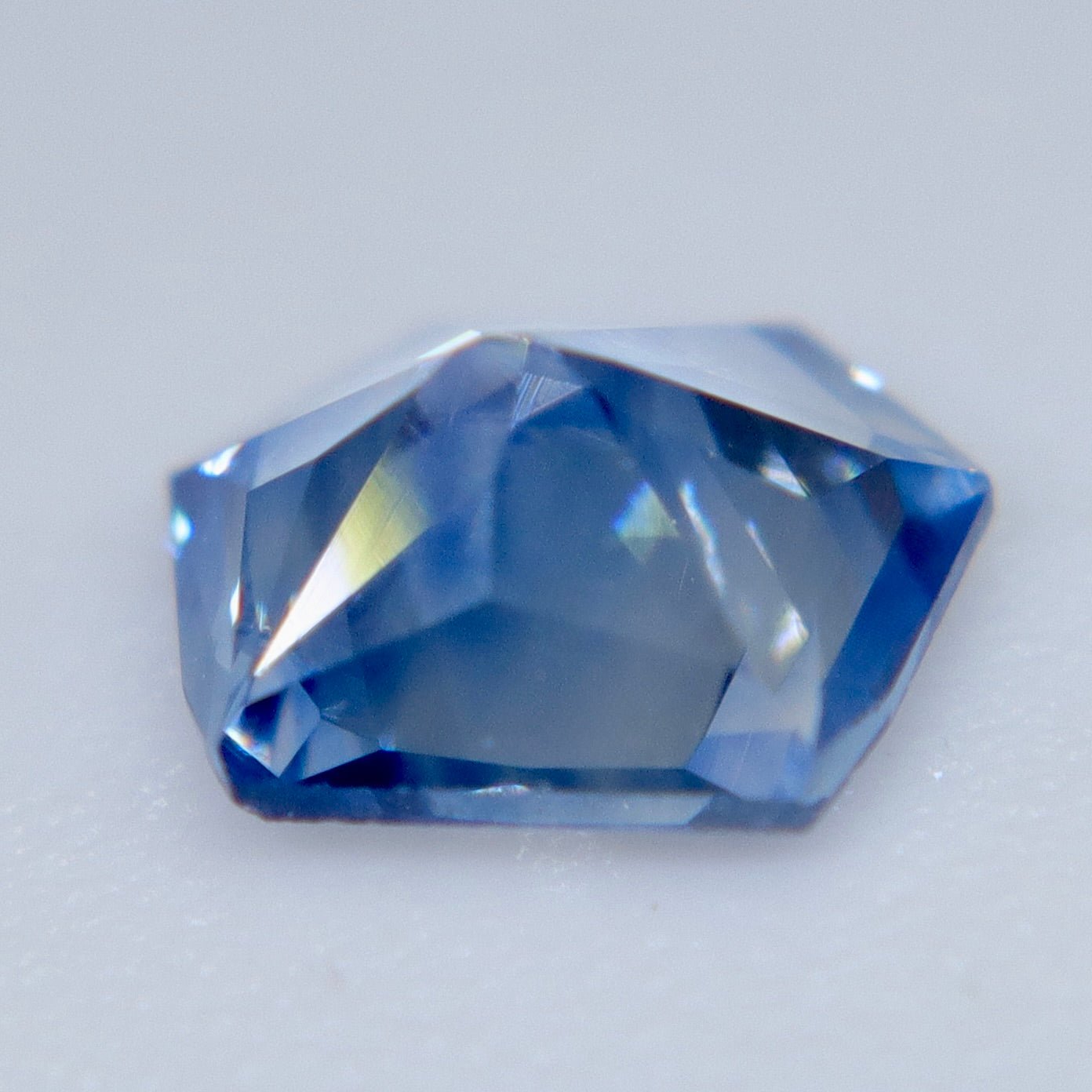 Natural Unheated Pale Blue Ceylon Sapphire – 0.75ct Freeform Cut - Sapphirepal