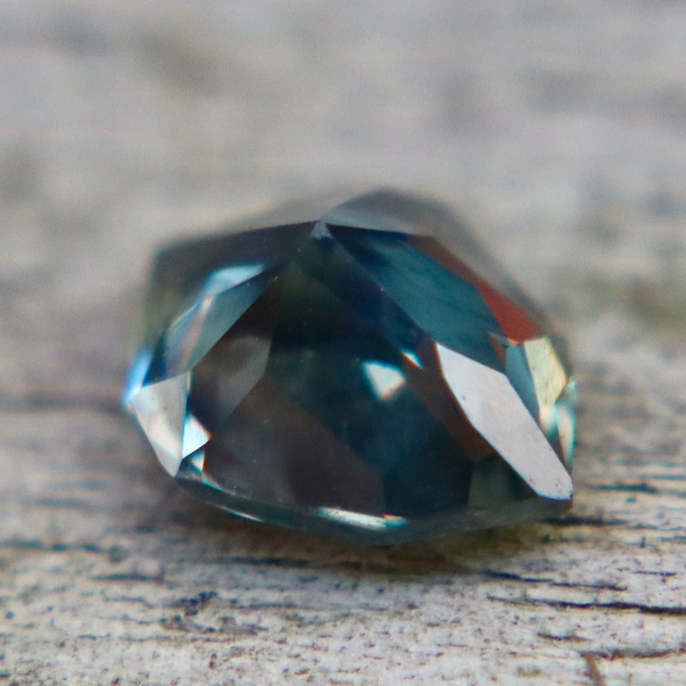 Natural Unheated Parti Sapphire 0.88 Carat Freeform Loose Gemstone – Madagascar - Sapphirepal