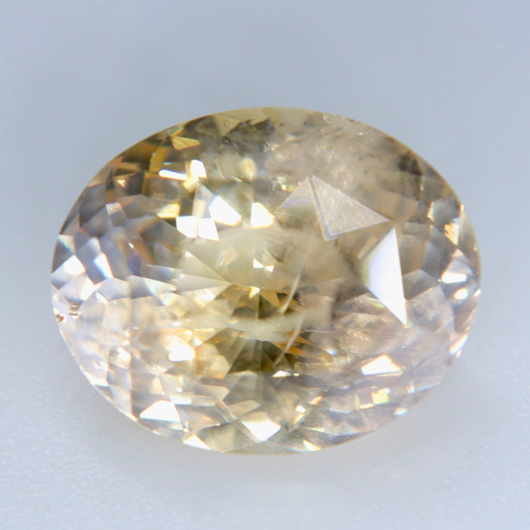 Natural Unheated Yellow Sapphire – 5.59 Carat Oval Cut Ceylon Sapphire - Sapphirepal