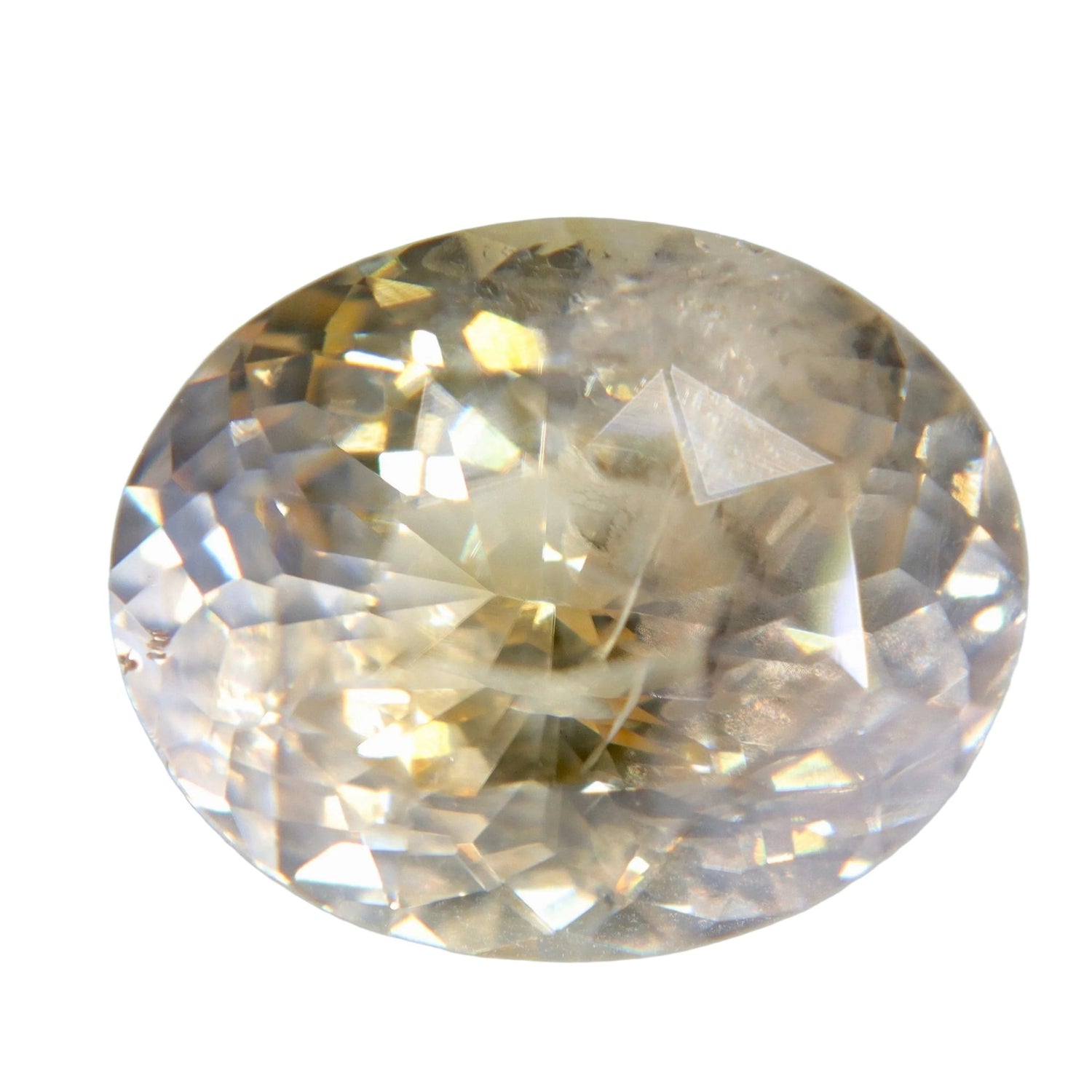 Natural Unheated Yellow Sapphire – 5.59 Carat Oval Cut Ceylon Sapphire - Sapphirepal