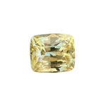 3.93ct vivid yellow sapphire cushion cut, unheated Ceylon gemstone