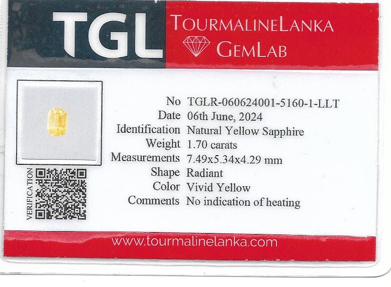 Natural Vvid Yellow Sapphire - Sapphirepal