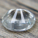 Natural White Ceylon Sapphire 3.05 ct Oval Cut Loose Gemstone - Sapphirepal