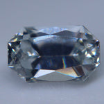 Natural White Sapphire 0.84 Carat Emerald Cut Ceylon Loose Gemstone - Sapphirepal