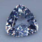 Natural White Sapphire 1.00 Carat Trillion Cut Ceylon Loose Gemstone - Sapphirepal