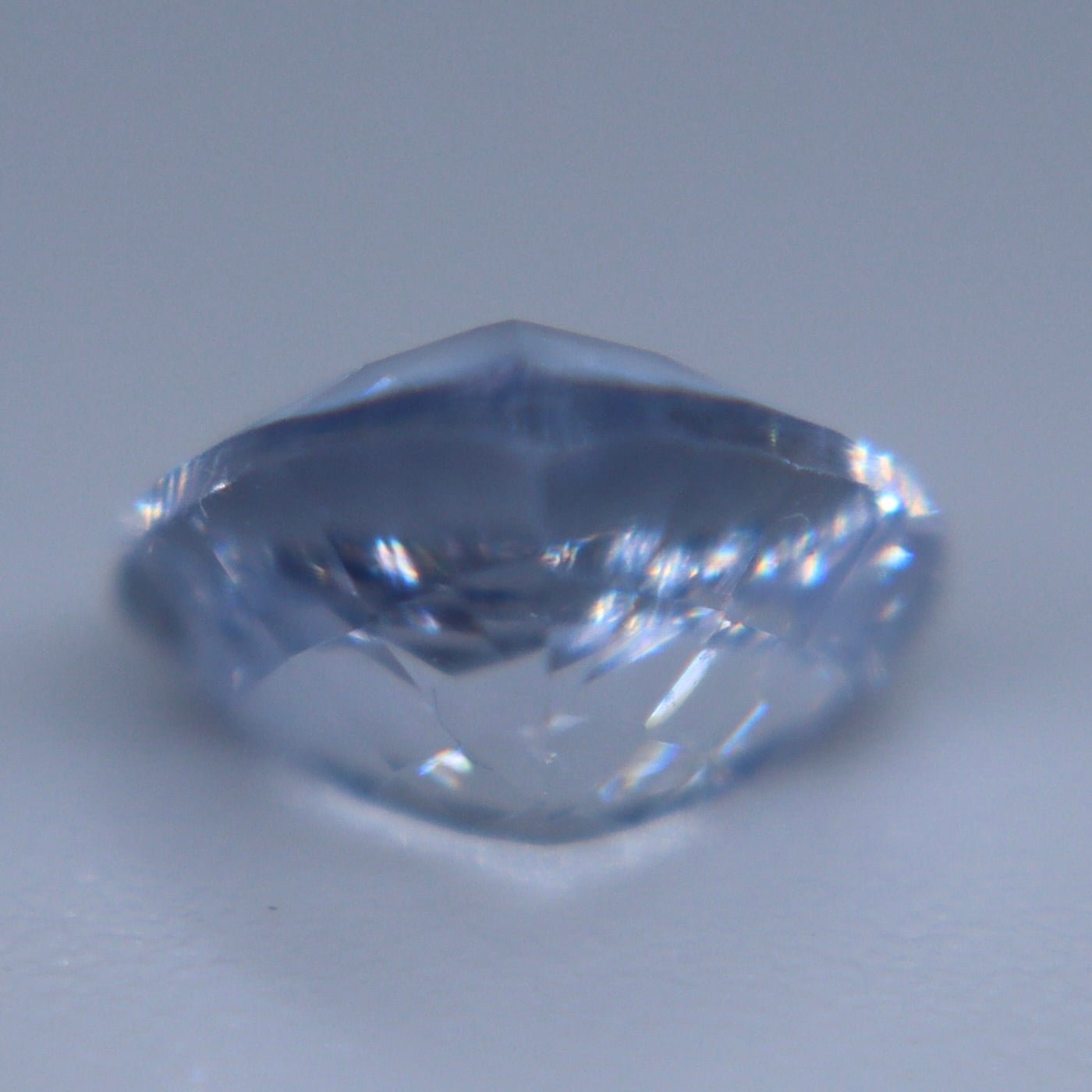 Natural White Sapphire 1.00 Carat Trillion Cut Ceylon Loose Gemstone - Sapphirepal