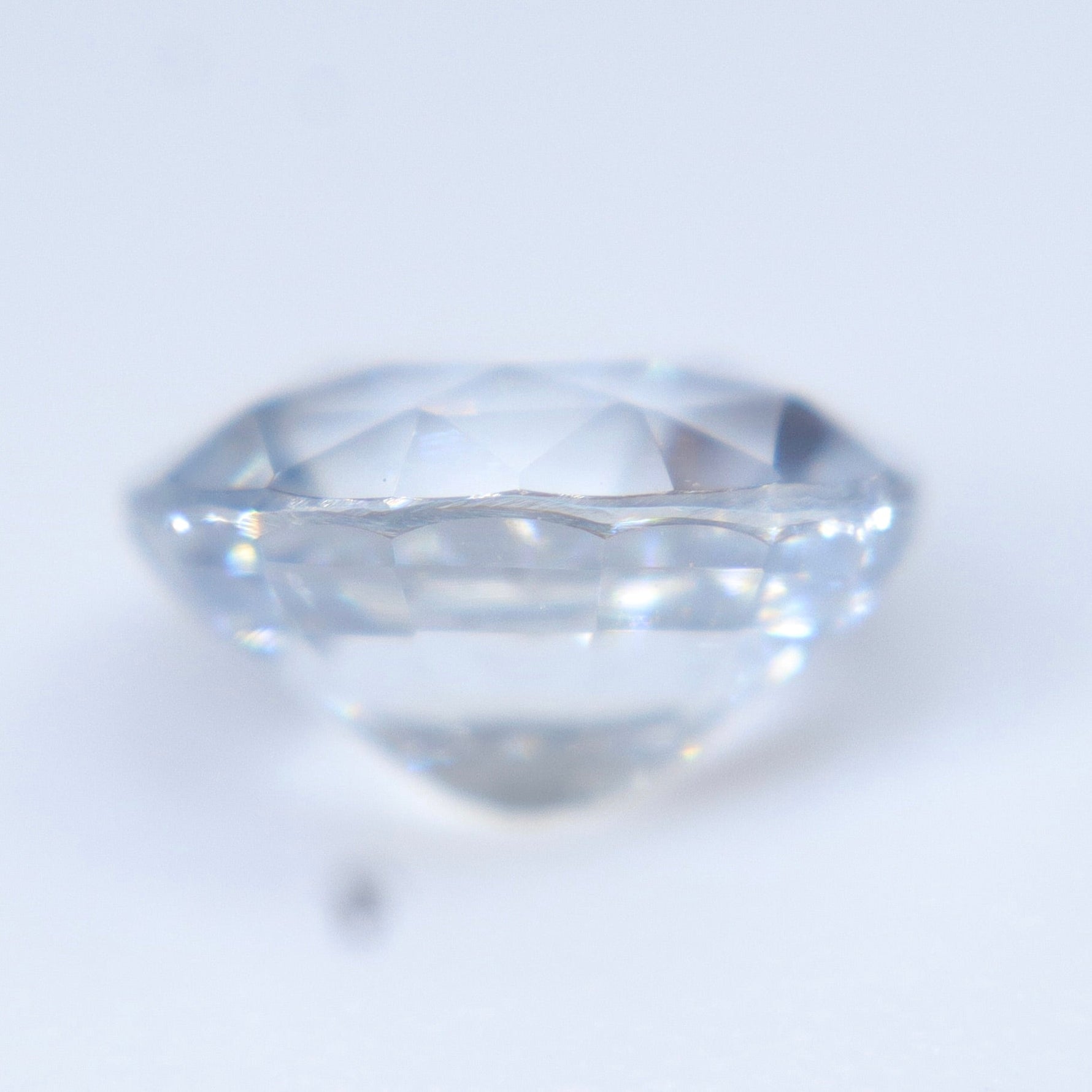 Natural White Sapphire 1.05 Carat – Oval Cut Unheated Ceylon Gemstone - Sapphirepal