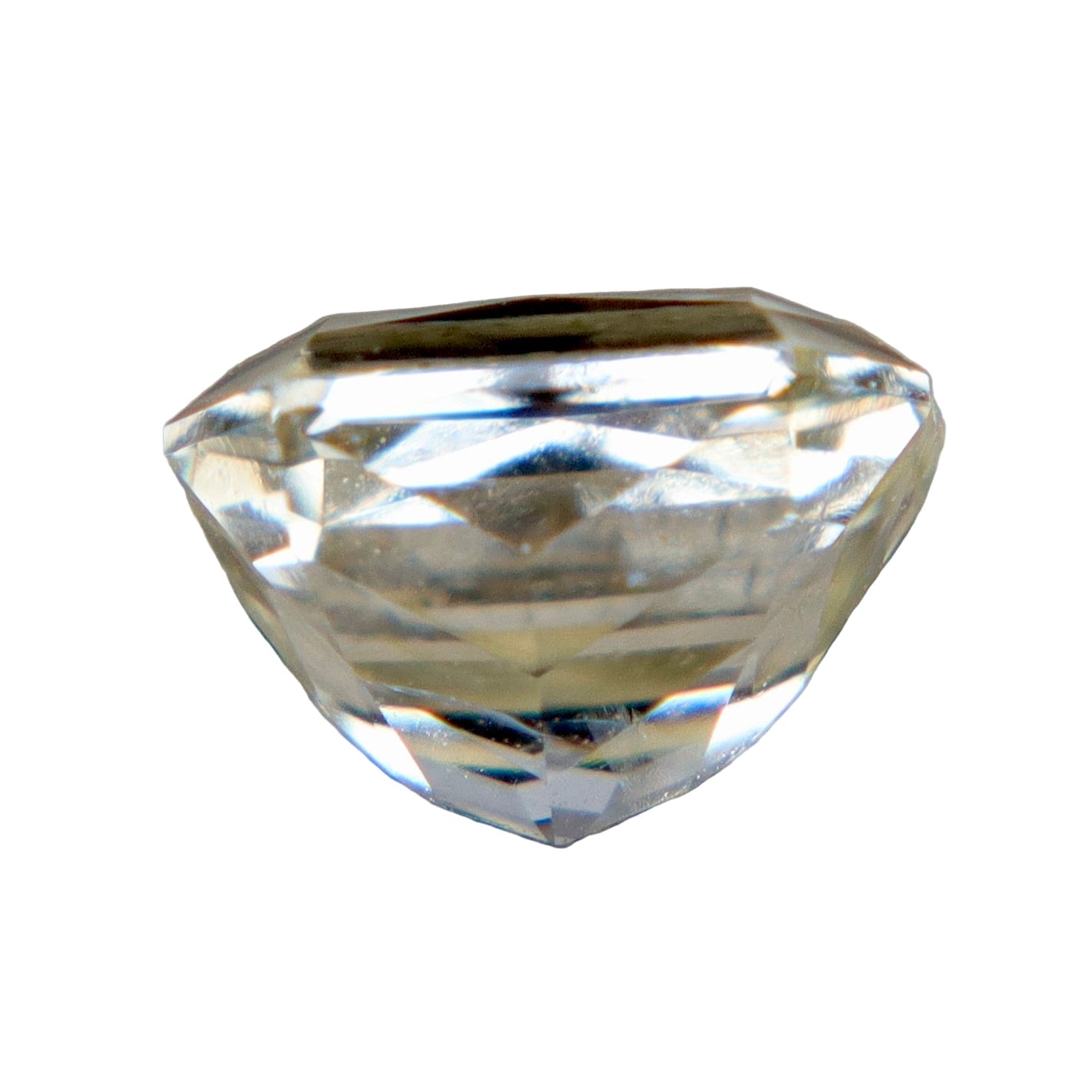 Natural White Sapphire 1.10 ct (Ceylon) – Unheated, Emerald Cut, Eye Clean - Sapphirepal