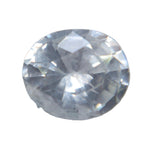 Natural White Sapphire 1.18 Carat – Unheated Oval Cut Ceylon Gemstone - Sapphirepal