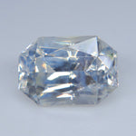 Natural White Sapphire 1.22ct Emerald Cut Ceylon Loose Gemstone - Sapphirepal