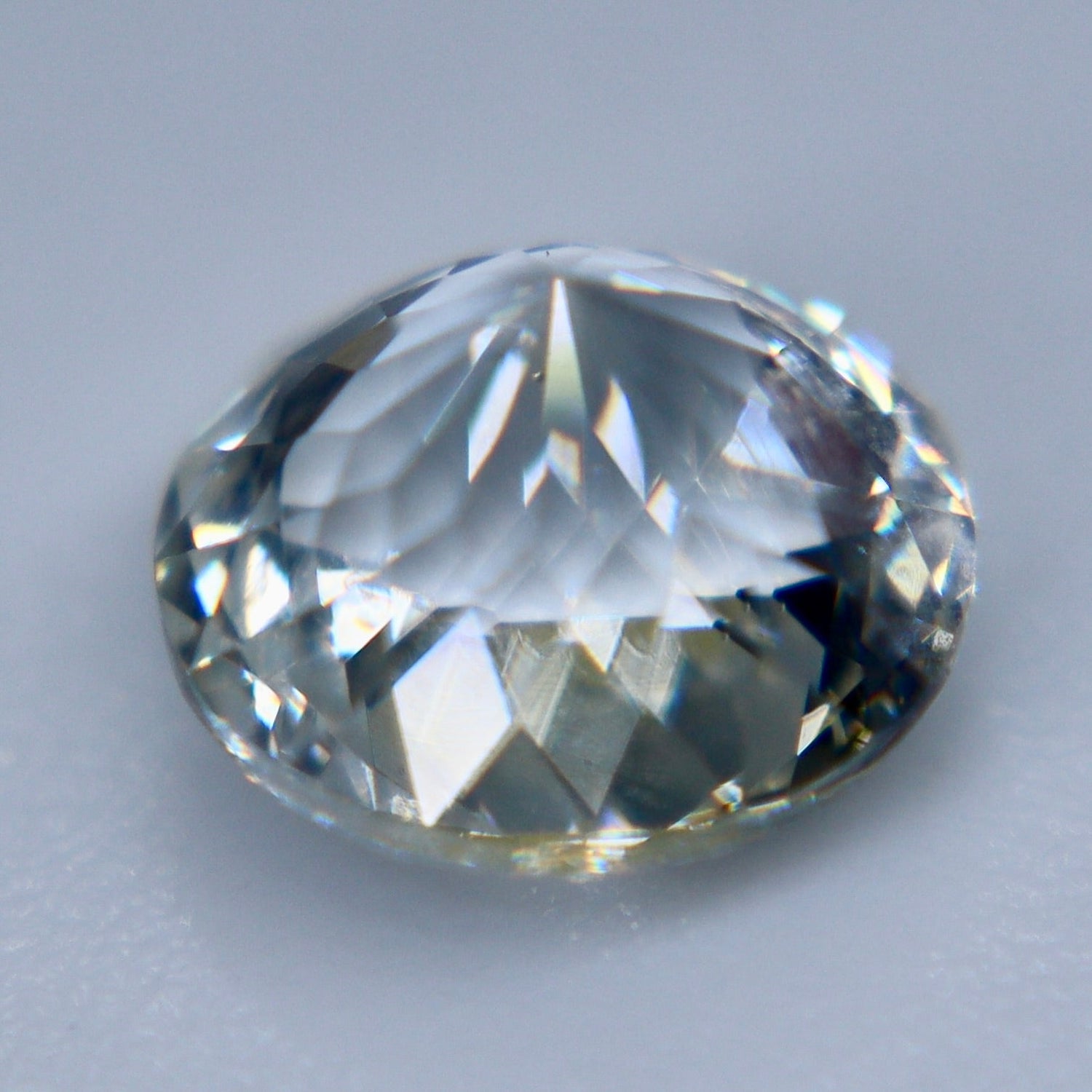 Natural White Sapphire 1.31 Carat Round Cut | Ceylon | Untreated Loose Sapphire - Sapphirepal