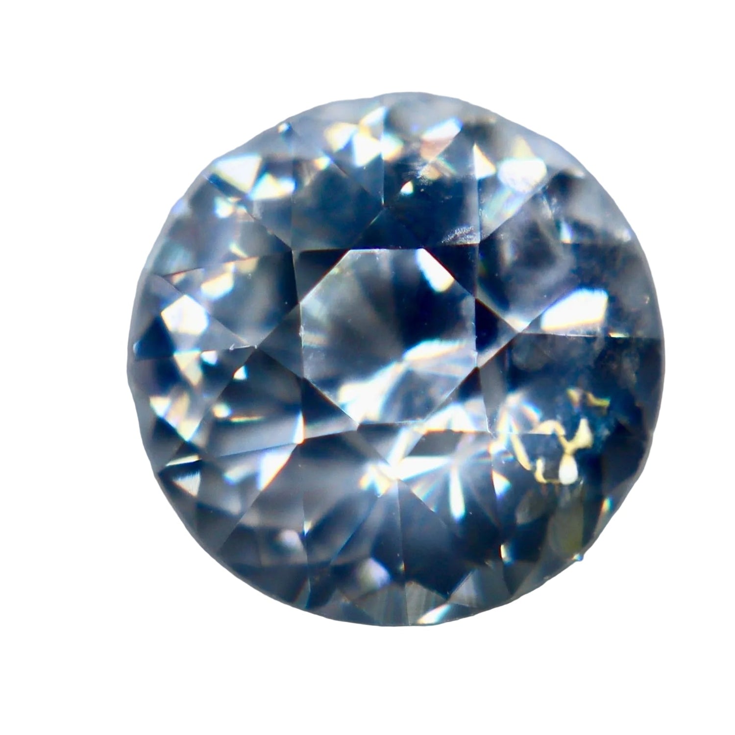 Natural White Sapphire 1.31 Carat Round Cut | Ceylon | Untreated Loose Sapphire - Sapphirepal