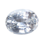 Natural White Sapphire 1.87 Ct Oval Cut Ceylon - Sapphirepal