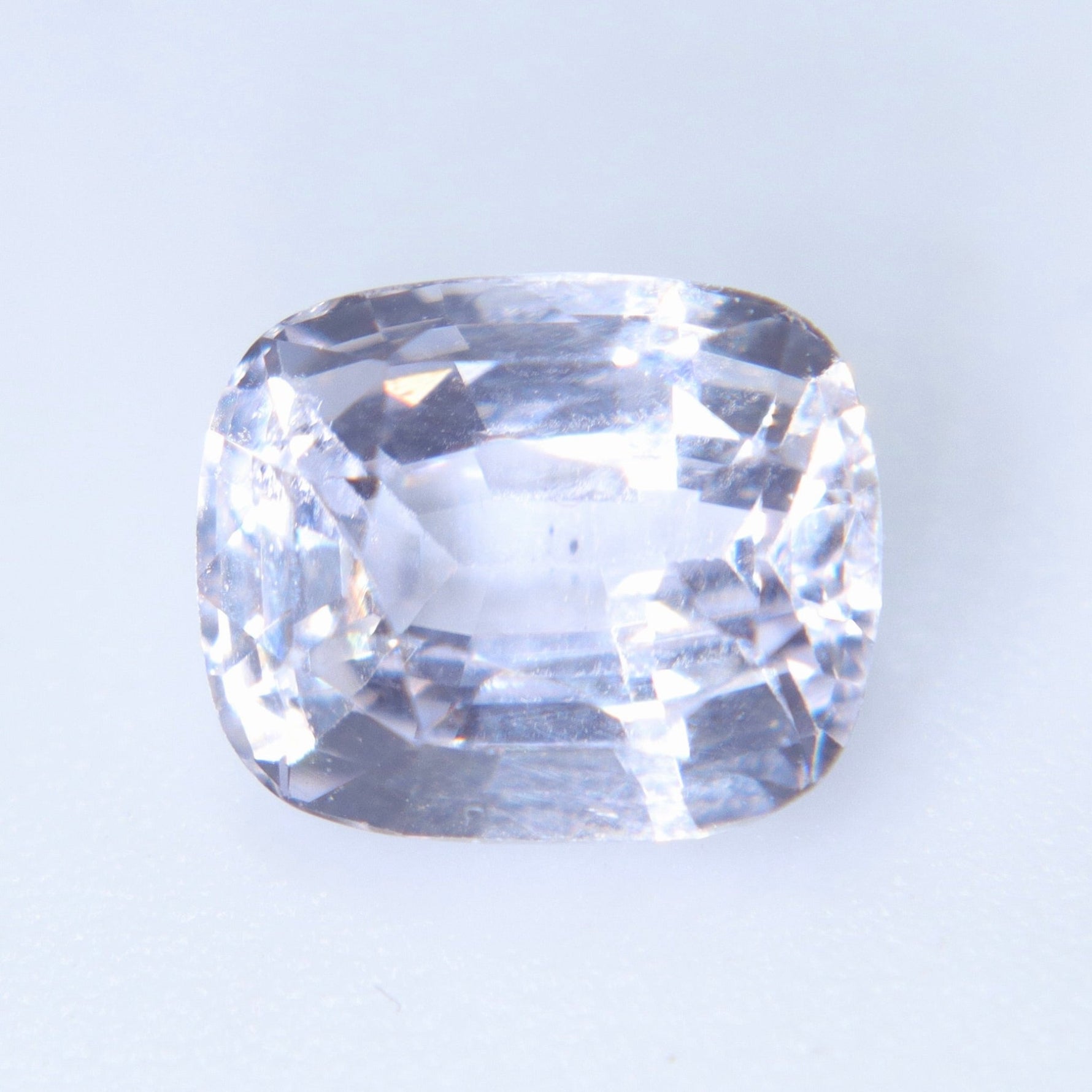 Natural White Sapphire – 2.15 Carat Oval Mixed Cut Unheated Gemstone from Ceylon - Sapphirepal