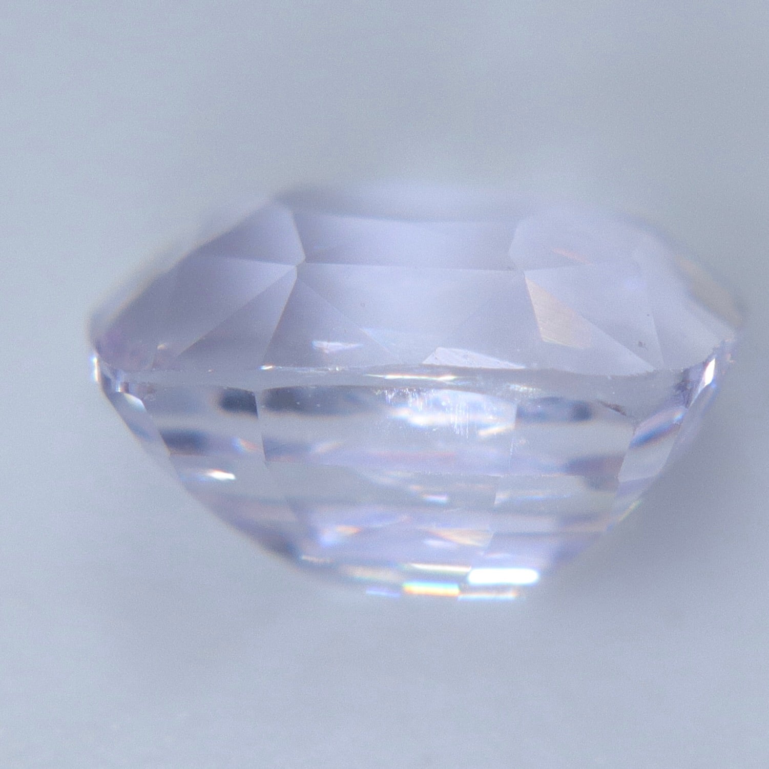 Natural White Sapphire – 2.15 Carat Oval Mixed Cut Unheated Gemstone from Ceylon - Sapphirepal