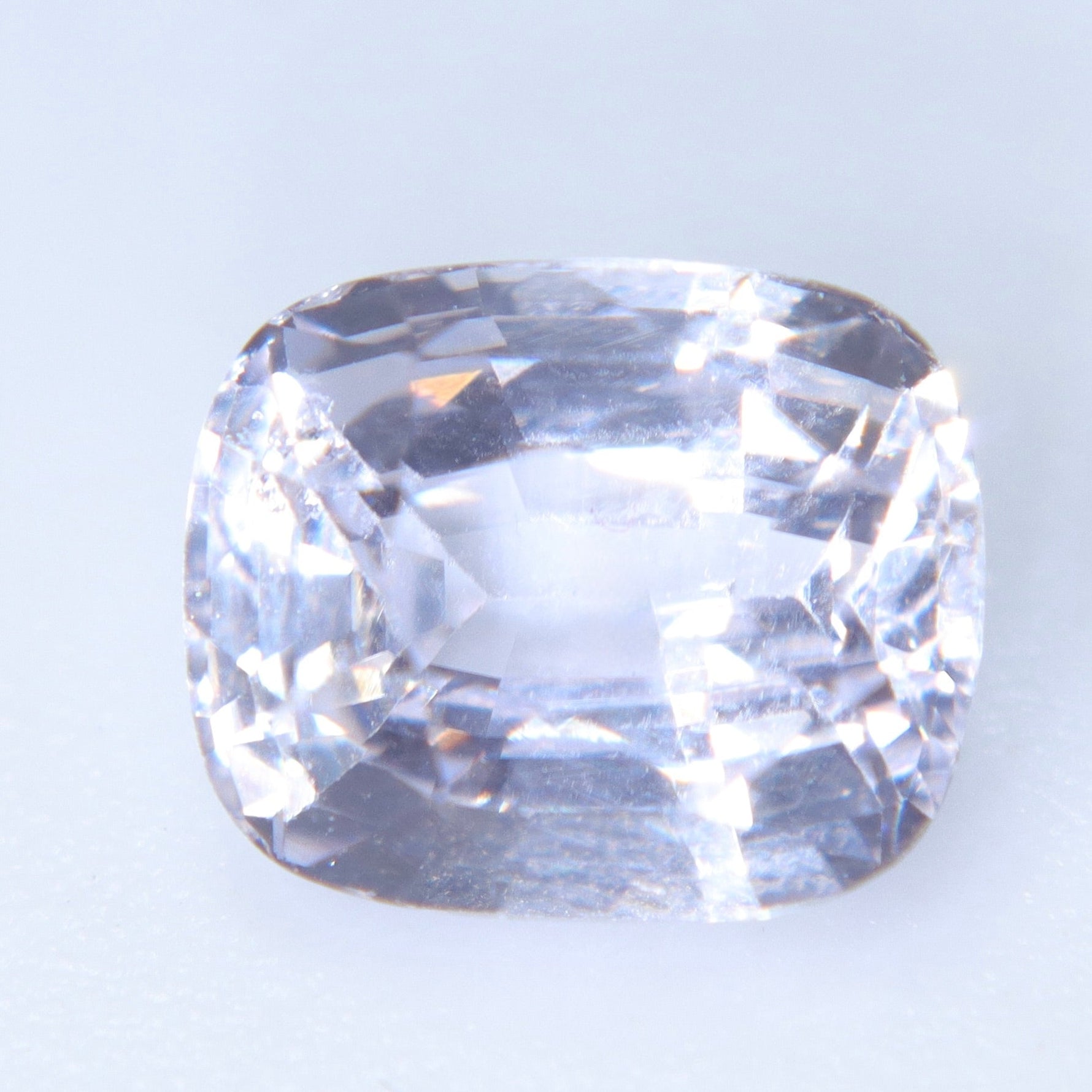 Natural White Sapphire – 2.15 Carat Oval Mixed Cut Unheated Gemstone from Ceylon - Sapphirepal