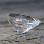 Natural White Sapphire 3.01 Carat Freeform Cut from Ceylon - Sapphirepal