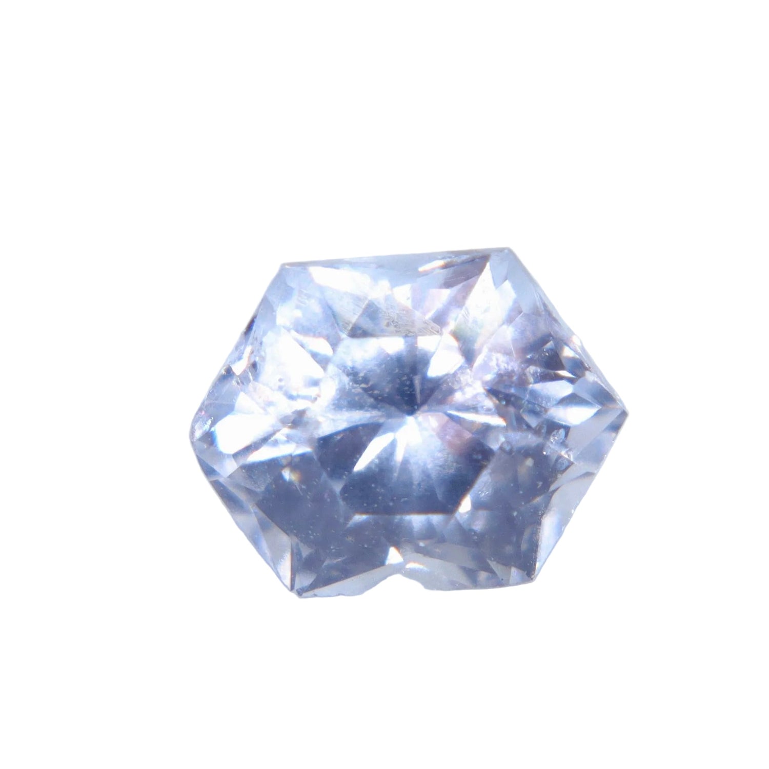 Natural White Sapphire (Blue Undertone, Heated) – 1.19 ct Freeform Loose Ceylon Sapphire | SI - Sapphirepal