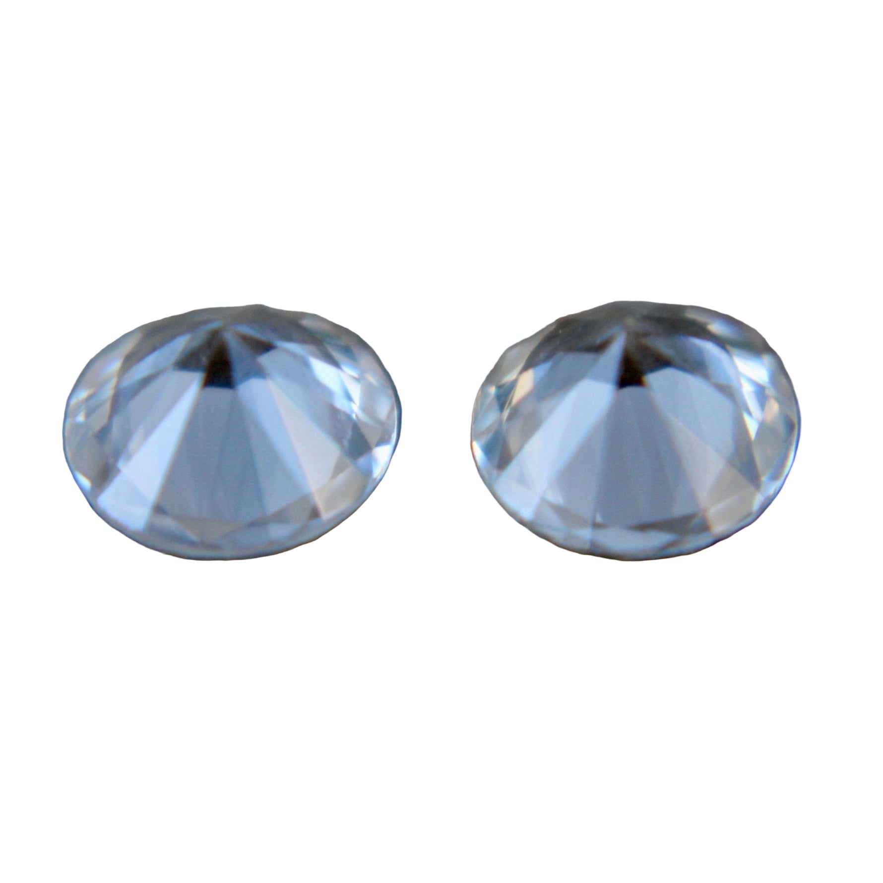 Natural White Sapphire Pair - Sapphirepal