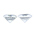 Natural White Sapphire Pair - Sapphirepal
