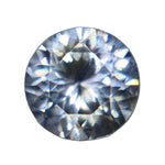 Natural White Sapphire | Round Cut | 0.60 Carat | 5.22 × 5.22 × 3.12 mm | Gemstone | Ceylon - Sapphirepal
