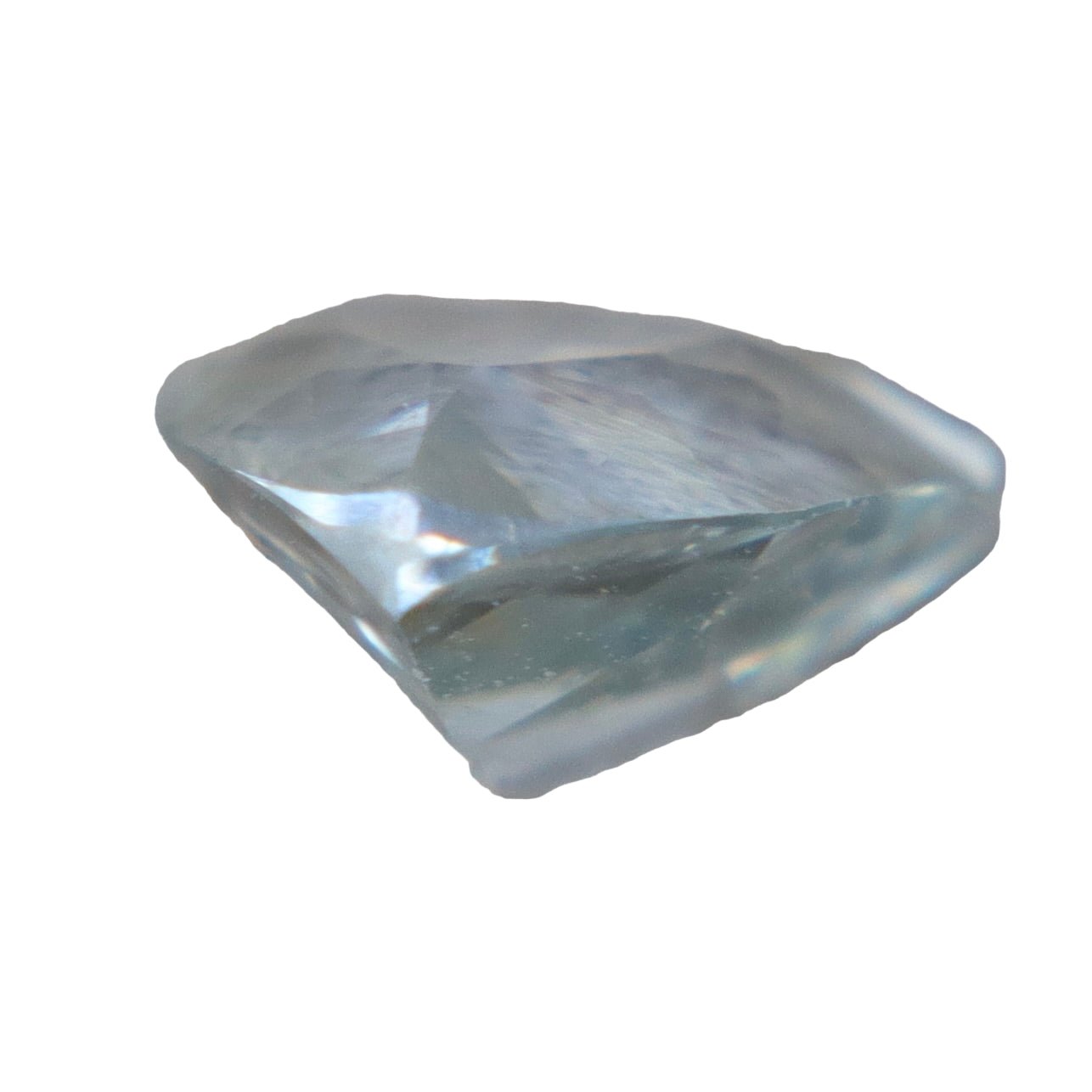 Natural White Sapphire with Blue Hint – 0.94 ct Trillion (Ceylon, SI, Unheated) - Sapphirepal