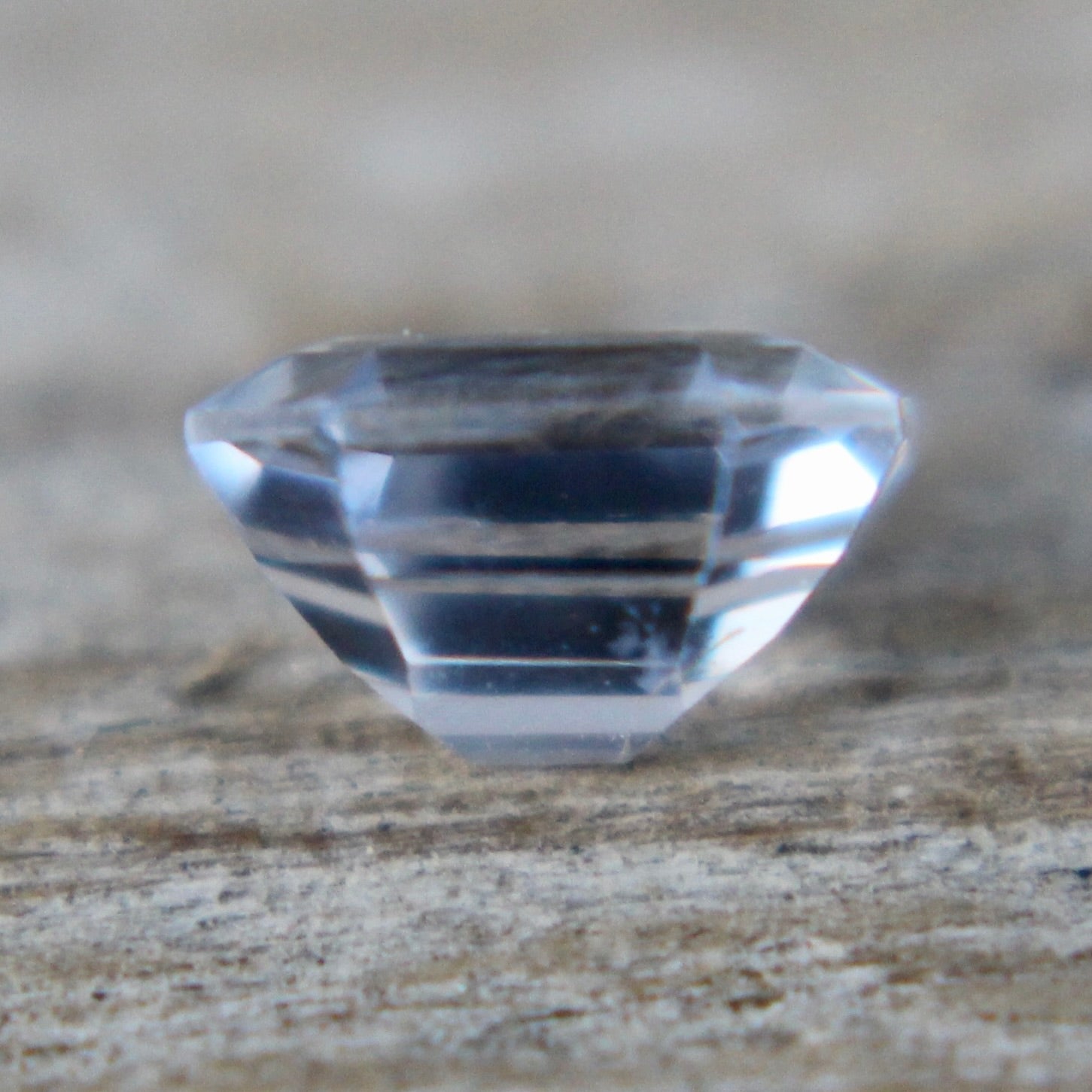 Natural White Sapphire with Slight Blue Touch - Sapphirepal