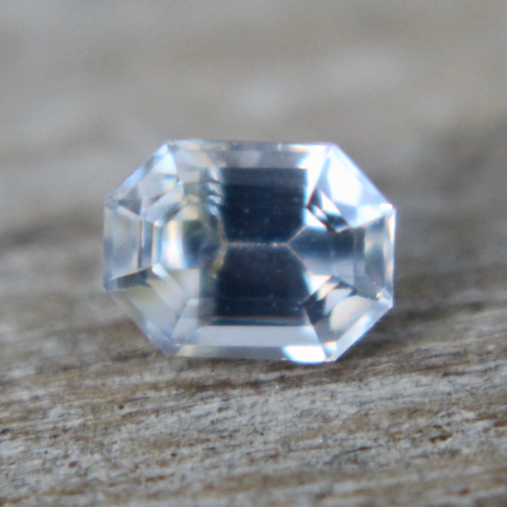 Natural White Sapphire with Slight Blue Touch - Sapphirepal