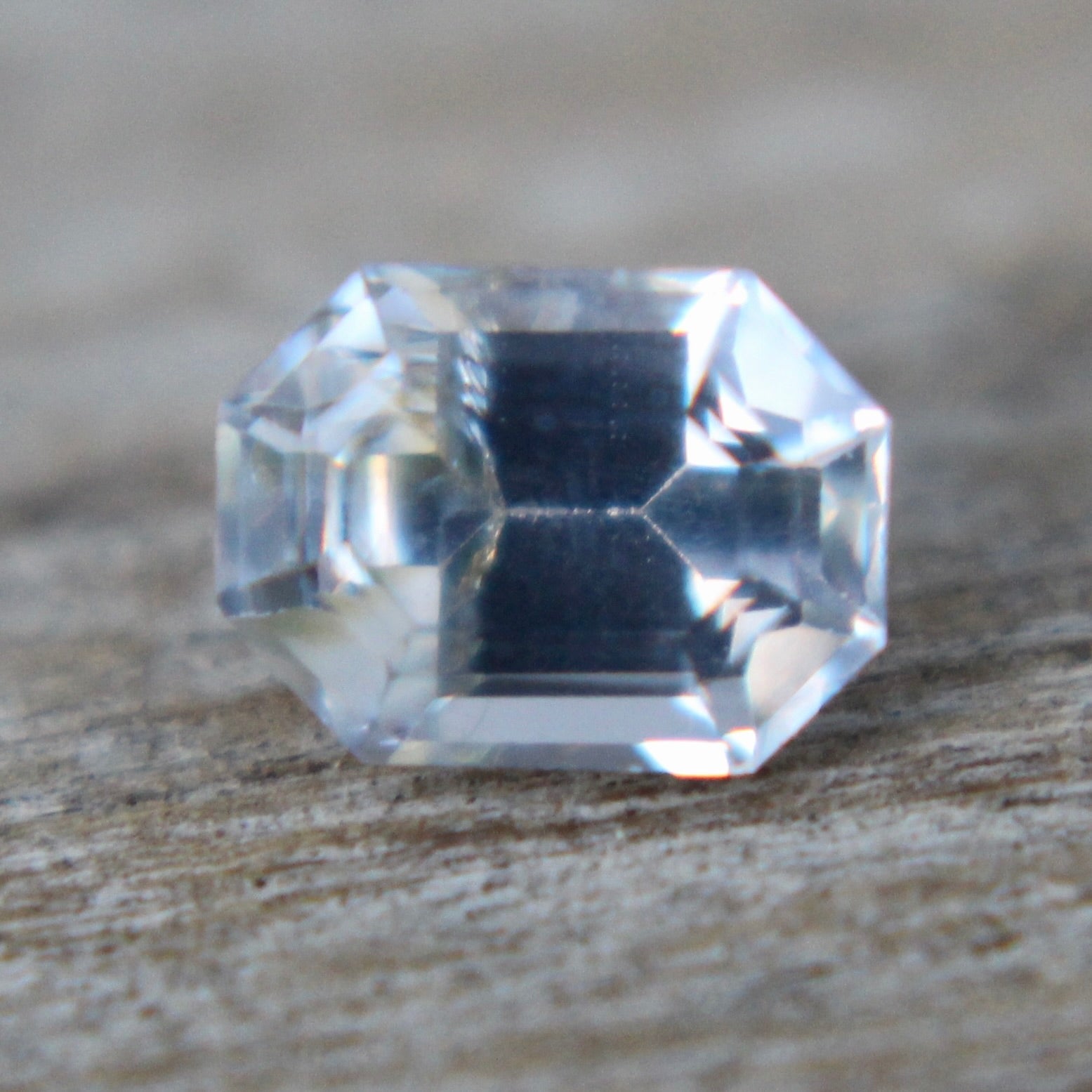 Natural White Sapphire with Slight Blue Touch - Sapphirepal
