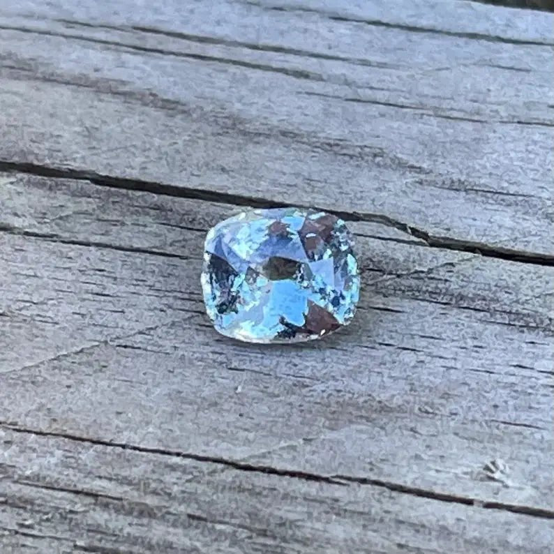 Natural White Sapphire With Slight Blue - Sapphirepal