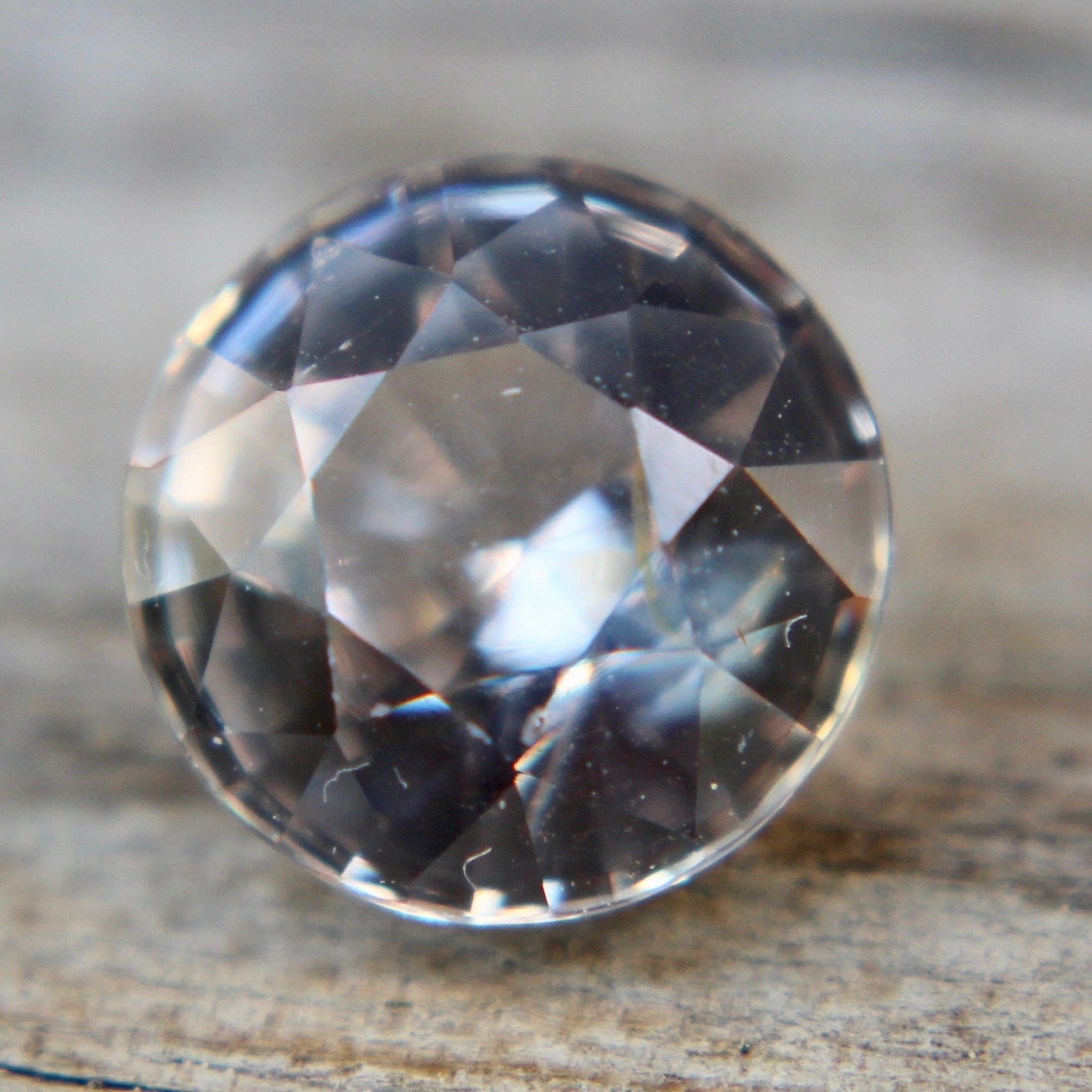 Natural White Sapphire With Slight Pink Hue - Sapphirepal