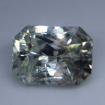 Natural White Sapphire with Slight Yellow | Emerald Cut | 2.88 Carat | Unheated Ceylon Gemstone - Sapphirepal
