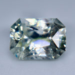 Natural White Sapphire with Slight Yellow | Emerald Cut | 2.88 Carat | Unheated Ceylon Gemstone - Sapphirepal
