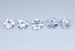 Natural White Sapphires Set – Round Cut, 2.90 Carat - Sapphirepal