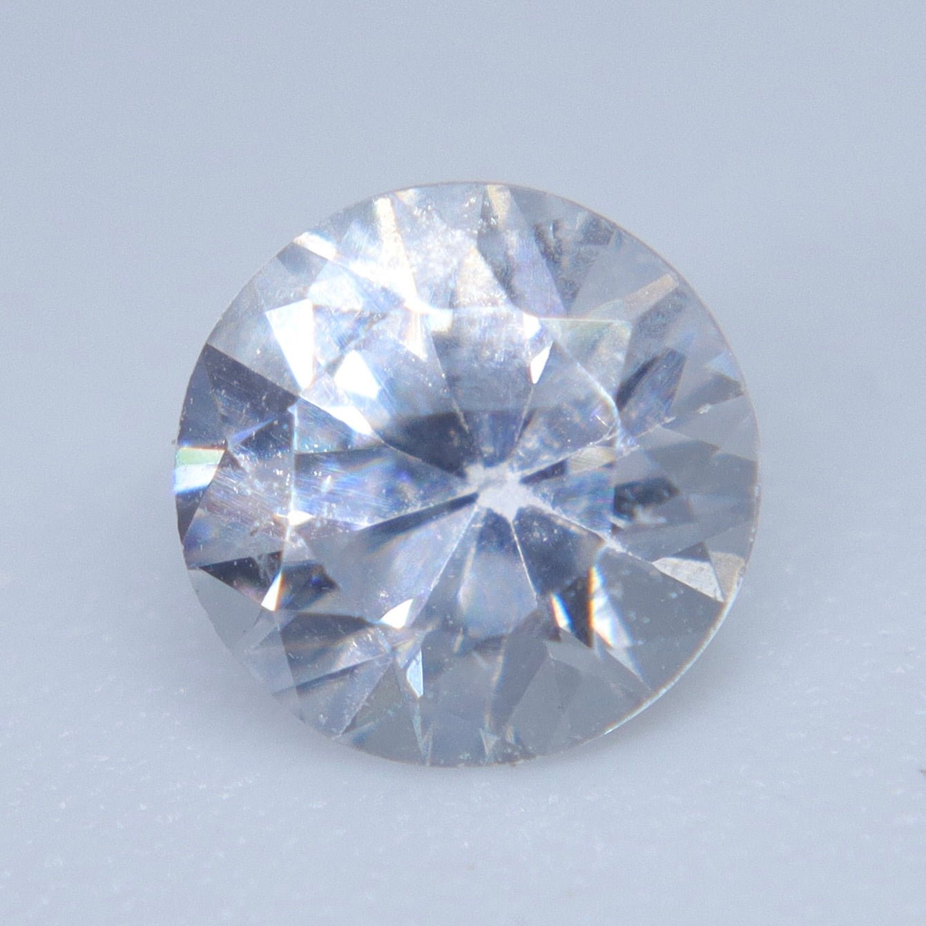Natural White Sapphires Set – Round Cut, 2.90 Carat - Sapphirepal